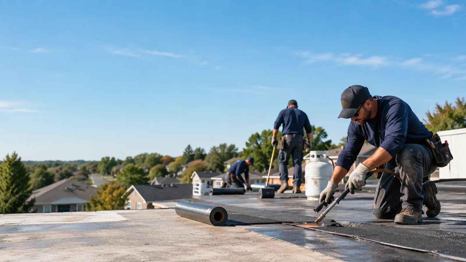 Flat Roof Leak Repair providers in Roann, IN